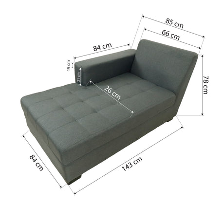 Angelo L-shape Sofa Set with Center Table Furnigo