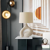 Milano Glow - Alyx - N803 - Nordic Vertical Japanese Style Table Lamp with Minimalist Silent Design, Soft Ambient Lighting for Calm and Cozy Spaces - Bedroom / Bedside / Children’s Room / Study / Hotel Milano