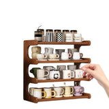 Timberra - Montrex - DeskSip Multi-Layer Cup Organizer - Office / Study / Coffee Corner Timberra