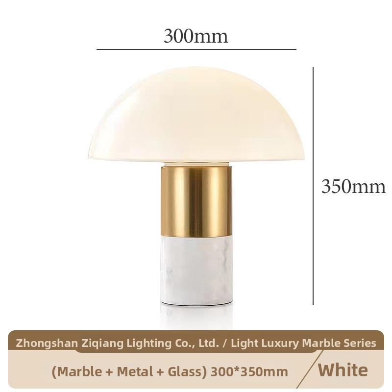 Milano Glow - Auno - N154 - Post-Modern Nordic Marble Table Lamp with Romantic Designer Style, Soft Ambient Lighting for Elegant and Cozy Spaces - Living Room / Bedroom / Bedside Milano
