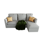 APEX L-shape Sofabed with Storage Ottoman | FREE MIYAGI DISPLAY SHELF LARGE | Payday Sale Furnigo