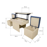 NIDALEE Coffee Table Affordahome