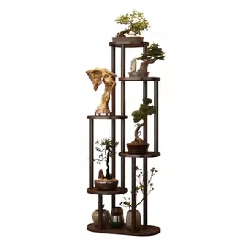 Timberra - Mirexa - ImperialZen Solid Wood Display Shelf - Tea Room / Living Room / Study Timberra
