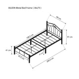 AILEEN Metal Bed Frame Affordahome