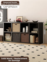 Timberra - Merry02 - LatticeWood Floor-Standing Storage Rack - Living Room Timberra