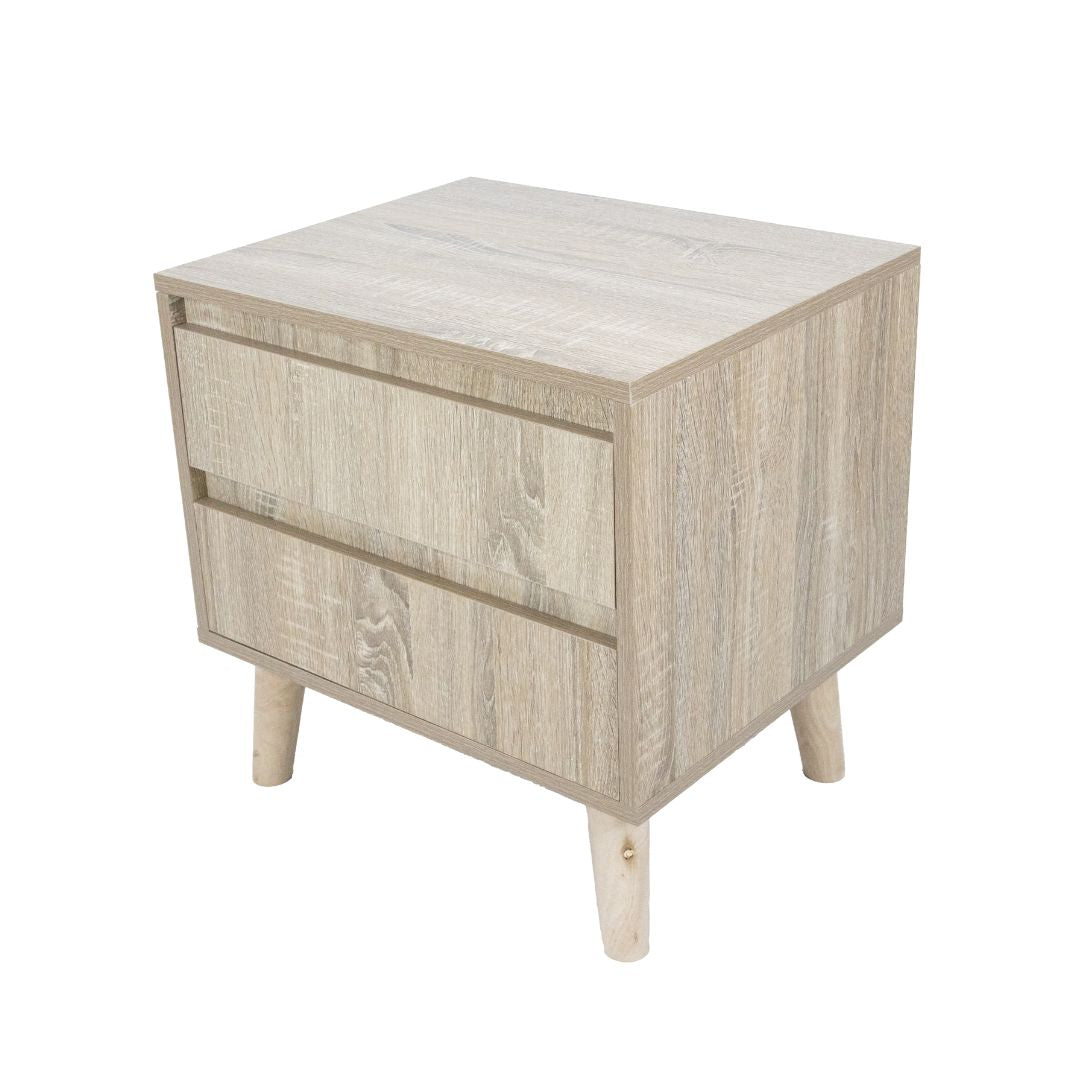 COOPER 2-Drawer Side Table Affordahome