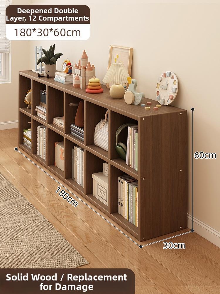 Timberra - Merry02 - LatticeWood Floor-Standing Storage Rack - Living Room Timberra