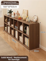 Timberra - Merry02 - LatticeWood Floor-Standing Storage Rack - Living Room Timberra