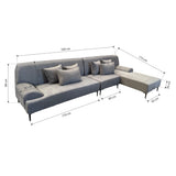 Arden L-Shape Fabric Sofa