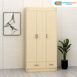 CARMINE 3 Door Wardrobe Affordahome