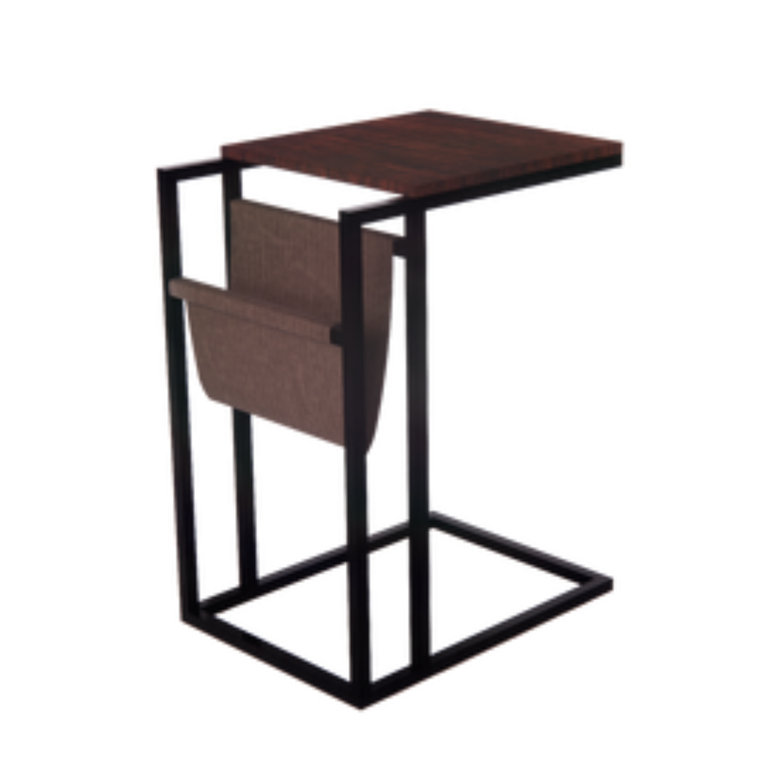 IRIS Side Table w/ Magazine Rack Affordahome