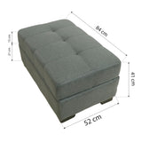 Angelo L-shape Sofa Set with Center Table Furnigo