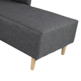 GAYNOUR L-Shape Fabric Sofa Furnigo