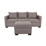 FRANCO Fabric Sofa with Ottoman Furnigo