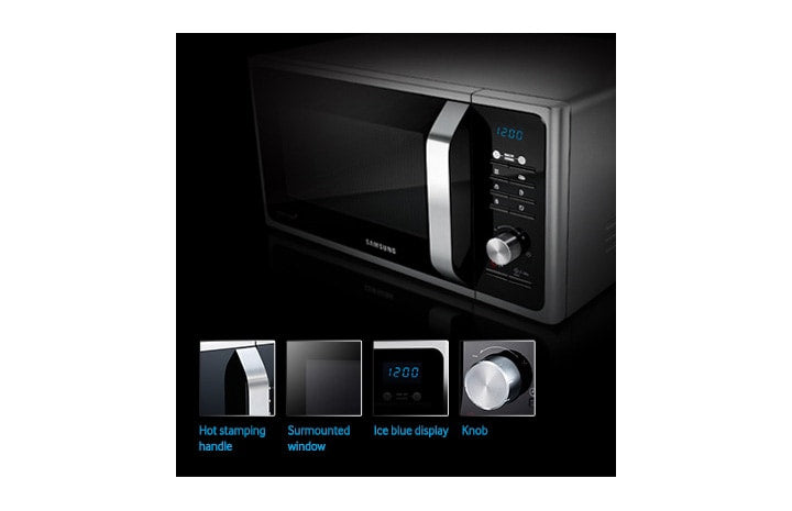 SAMSUNG 28L Steam MS28F303TFK Microwave Oven Samsung