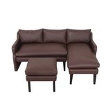 CHOLO L-Shape Sofa with Ottoman Affordahome