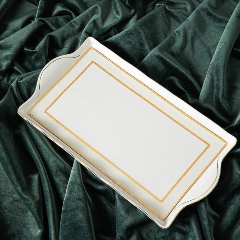 CUPURA Riva - CCS24 Luxury Bone China Tea Cup Set with Saucer Spoon and Strainer Floral Design Light Luxury European Style Gift Box Set Bohemian Powder Blue Classical Blue Rose Angel