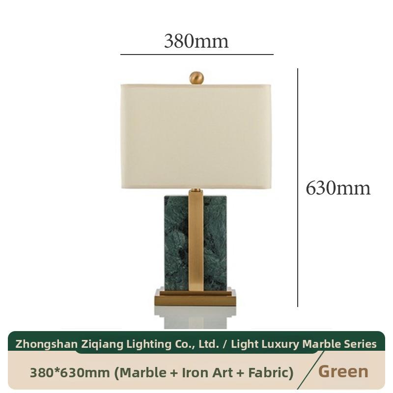 Milano Glow - Aeson - N149 - American-Style Minimalist Marble Table Lamp with Modern LED Design, Elegant Ambient Lighting for Stylish Interiors - Living Room / Bedroom / Bedside / Study Milano