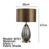 Milano Glow - Arvix - N704 - Post-Modern Nordic Glass Table Lamp with Light Luxury Designer Style, Elegant Ambient Lighting for Contemporary Interiors - Living Room / Bedroom / Bedside / Study / Hotel / Exhibition Hall Milano