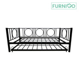 BRODY Metal Daybed w/ Pullout Furnigo