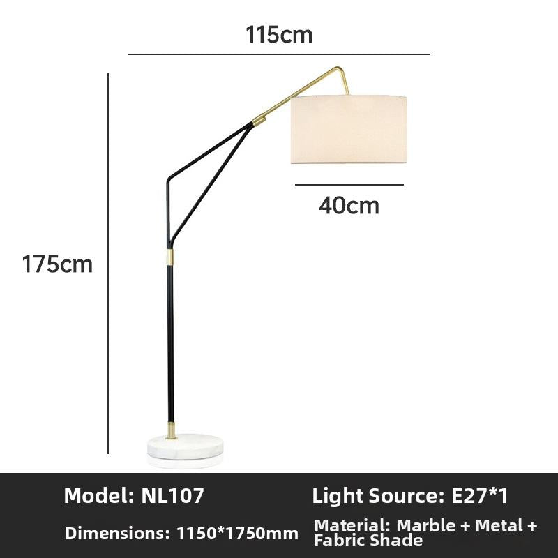 Milano Glow - Aerisio - Nl121 - Nordic Fisherman Floor Lamp with Sculptural Designer Form, Artistic Ambient Lighting for Modern Statement Interiors - Living Room / Bedroom / Sofa Area / Model Room Milano