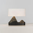Milano Glow - Aston - N804 - Zen Mountain Table Lamp with Creative Resin Design, Warm LED Ambient Lighting for Calm and Artistic Spaces - Bedroom / Bedside / Study / Living Room Milano