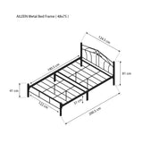 AILEEN Metal Bed Frame Affordahome