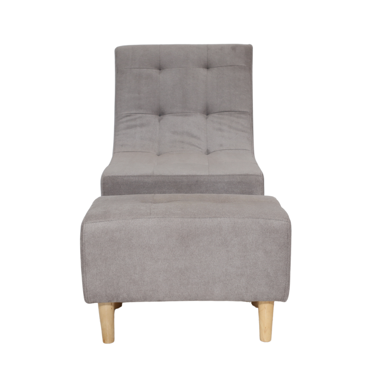 LIAM Fabric chair with Ottoman Furnigo