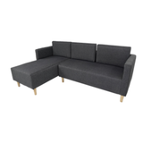 Gaynour L-Shape Fabric Sofa
