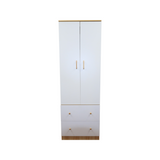 Bret 2 Door Wardrobe with Drawer Affordahome