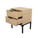 MARLEY 2-Drawer Side Table Affordahome