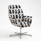 Spider-Man Black/White Swivel Accent Chair Tron Style Disney Home