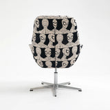 Spider-Man Black/White Swivel Accent Chair Tron Style Disney Home