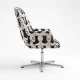 Spider-Man Black/White Swivel Accent Chair Tron Style Disney Home