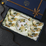 CUPURA Xeno - Designer European Ceramic Coffee Cup & Tea Set - Elegant British Afternoon Tea Collection CUPURA