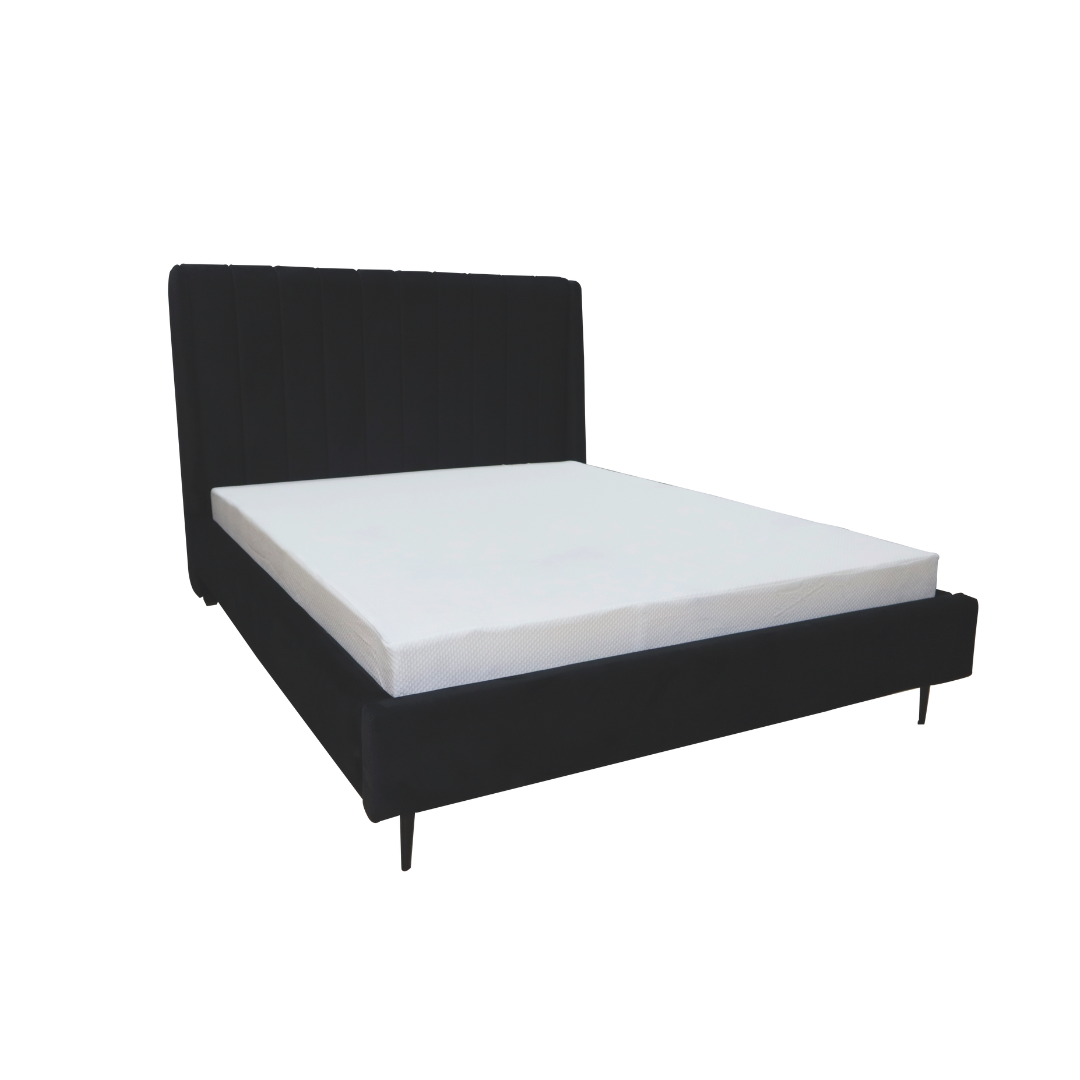 MARCY Queen Upholstered Bed Frame Furnigo