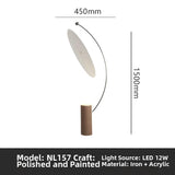 Milano Glow - Aerisio - Nl121 - Nordic Fisherman Floor Lamp with Sculptural Designer Form, Artistic Ambient Lighting for Modern Statement Interiors - Living Room / Bedroom / Sofa Area / Model Room Milano
