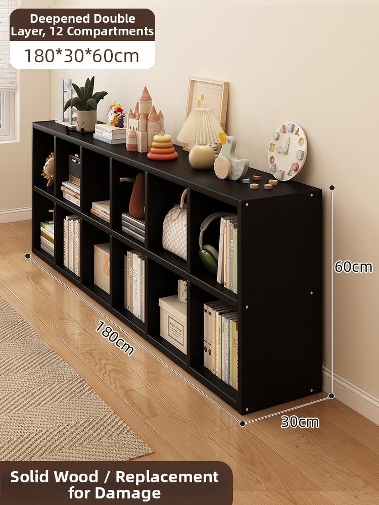 Timberra - Merry02 - LatticeWood Floor-Standing Storage Rack - Living Room Timberra