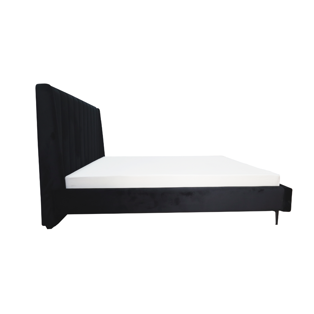 MARCY Queen Upholstered Bed Frame Furnigo