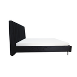 MARCY Queen Upholstered Bed Frame Furnigo