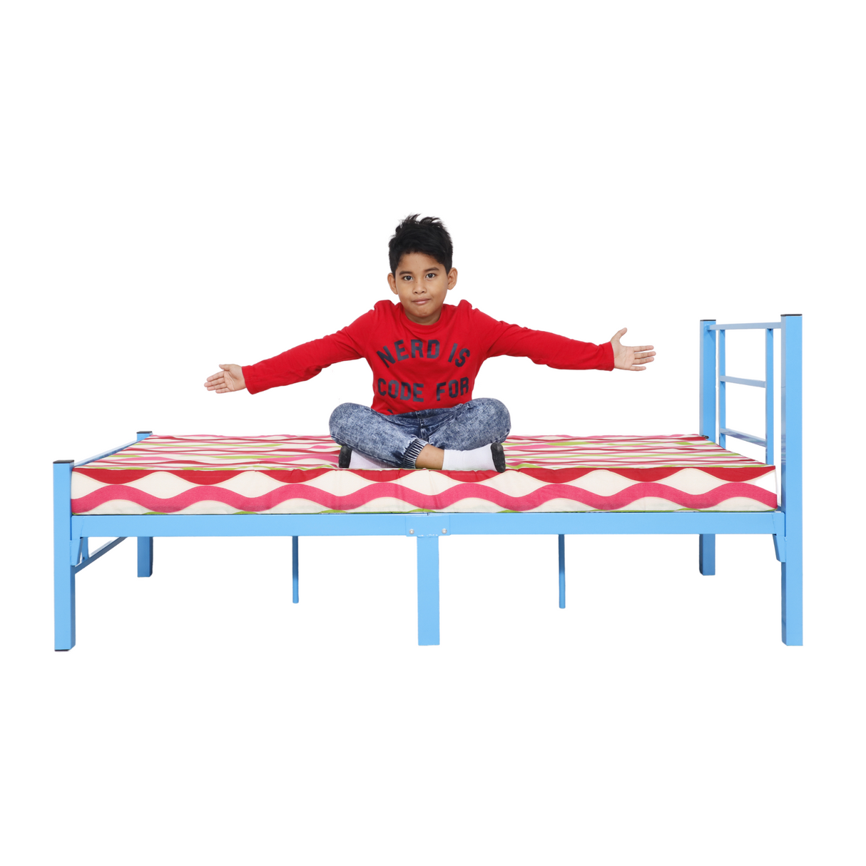 PIA Children Single Bed Frame with FREE Mattress Affordahome