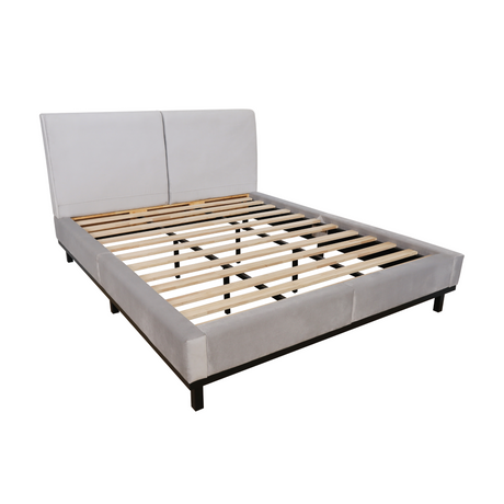 YAEL Upholstered Bed frame + CLOUD MATTRESS FOAM 6 INCHES | FREE WHITE SLEEPING PILLOW (BUY1,TAKE1) | HOME FEST Furnigo