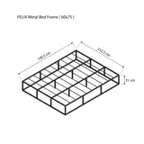 FELIX Metal Bed Frame Affordahome
