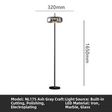 Milano Glow - Arixa - NL126 - Nordic Modern Floor Lamp with Built-in Storage, Simple Designer Lighting for Functional and Stylish Spaces - Living Room / Bedroom / Bedside / Study Milano