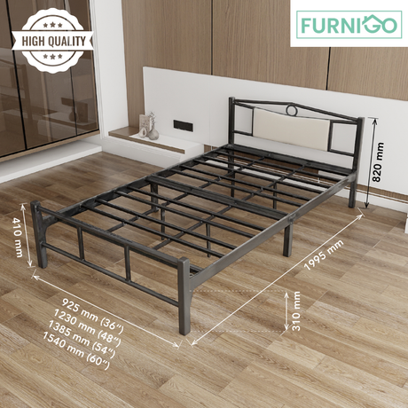 MOCHA Bed Frame AF Home