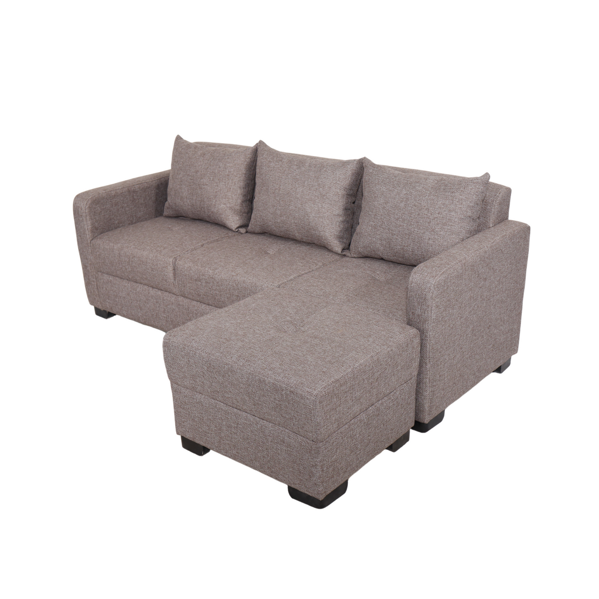 FRANCO Fabric Sofa with Ottoman Furnigo