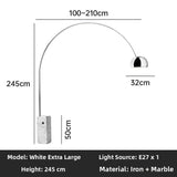 Milano Glow - Aerisio - Nl121 - Nordic Fisherman Floor Lamp with Sculptural Designer Form, Artistic Ambient Lighting for Modern Statement Interiors - Living Room / Bedroom / Sofa Area / Model Room Milano