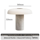 Milano Glow - Artex - N102 - Postmodern Nordic Marble Table Lamp with Light Luxury Designer Style, Eye-Friendly Ambient Lighting for Elegant Interiors - Bedroom / Bedside / Living Room / Hotel Milano
