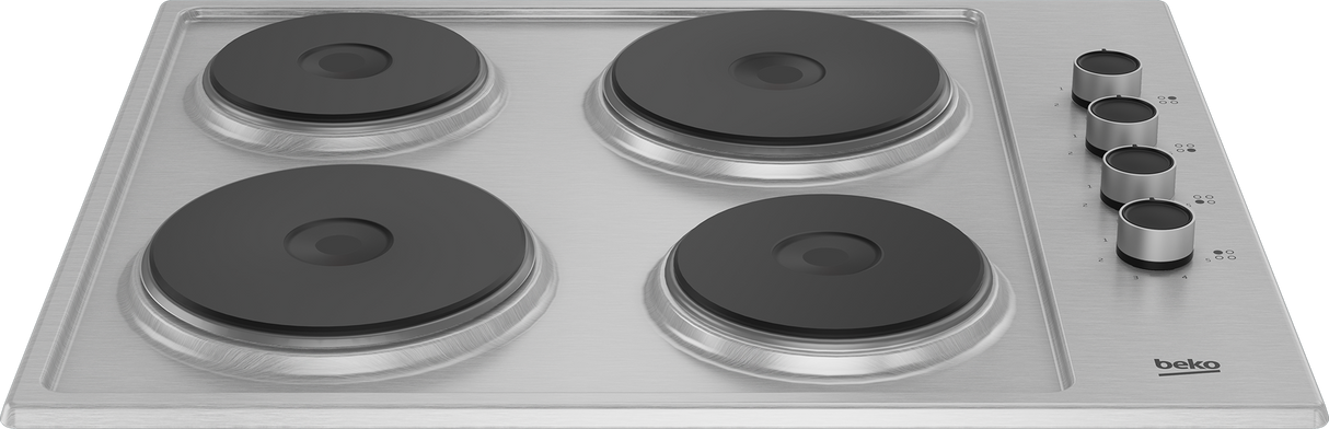 BEKO - HIGE64100X: Piano Elettrico, 4 Piastre, 60 cm AF Home