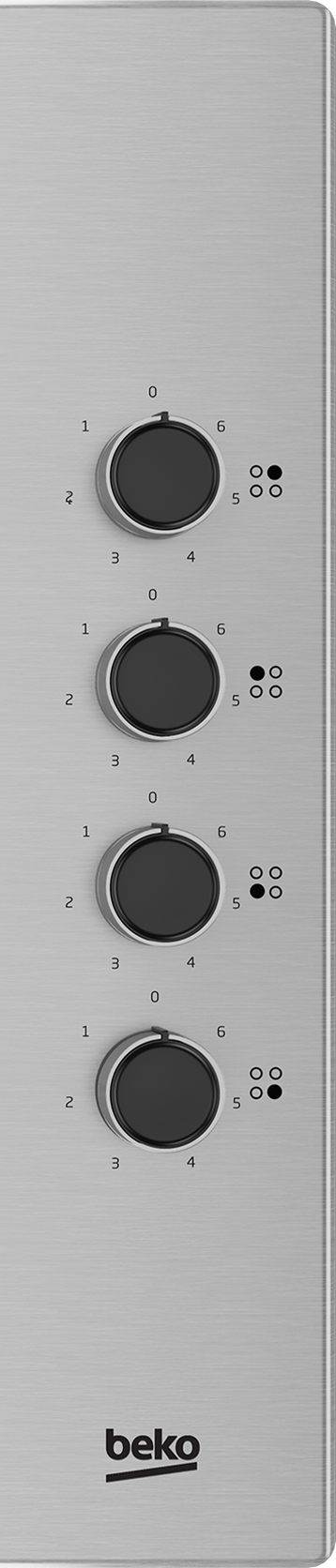 BEKO - HIGE64100X: Piano Elettrico, 4 Piastre, 60 cm AF Home